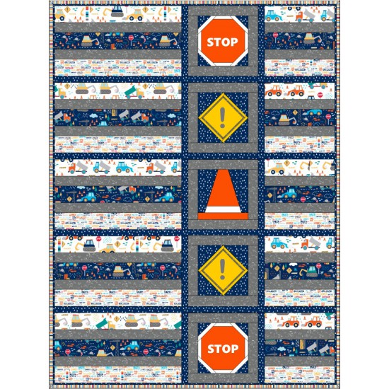 UNDER CONSTRUCTION - The Road Works Quilt Pattern - Click Image to Close